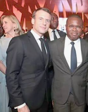 Emmanuel Macron et Romuald Wadagni lors d'un échange diplomatique