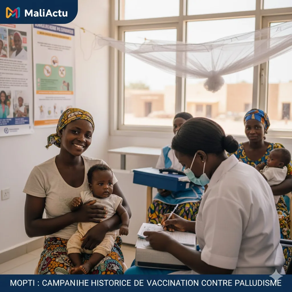 Vaccin R21 au Mali : premier bilan prometteur contre le paludisme