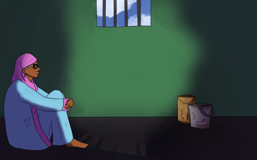 Illustration symbolique d'une personne détenue illégalement