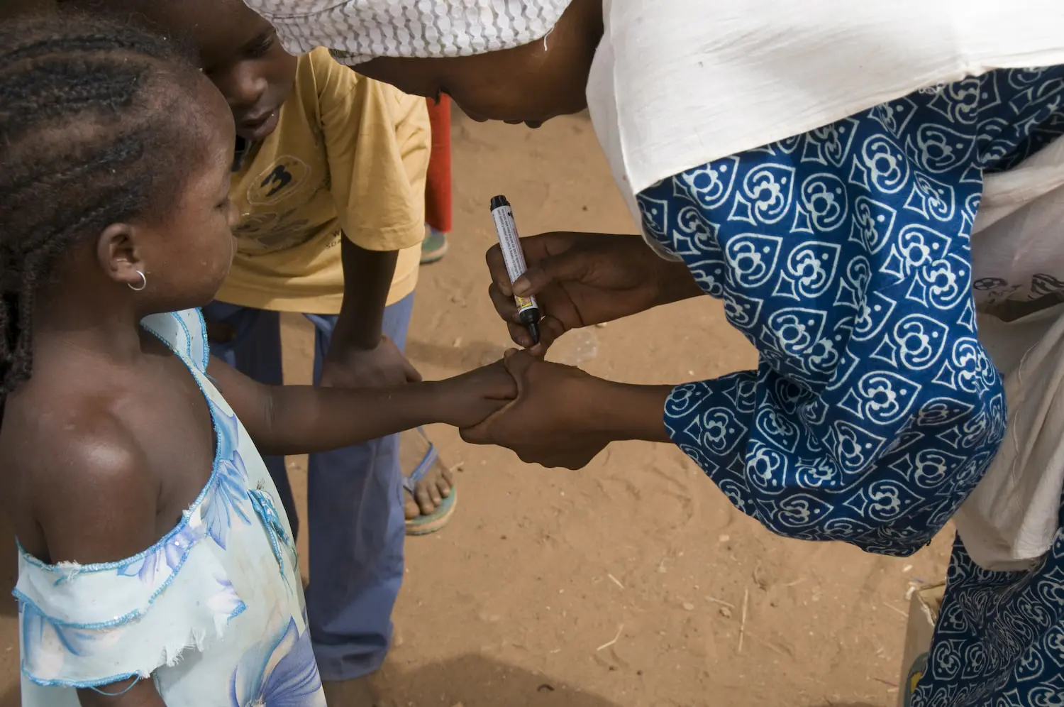 Carte du Niger mettant en évidence les régions touchées par la polio et le covid-19