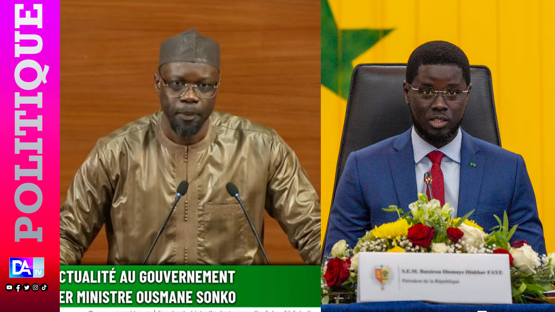 Crise politique au Sénégal : sonko et diomaye s&rsquo;affrontent sur le contrôle des fonds politiques