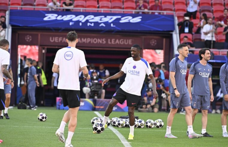 Dembélé se remet de sa blessure avant la finale psg arsenal
