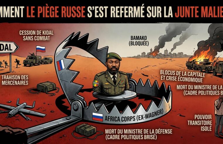 La chute accélérée de la junte malienne face aux échecs russes