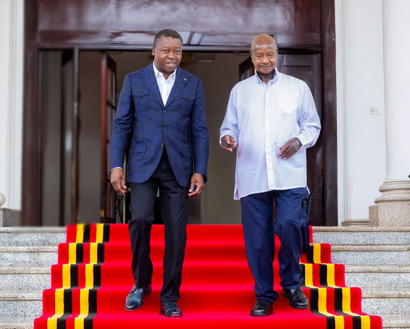 Échange entre Faure Gnassingbé et Yoweri Museveni : sécurité et intégration africaine au cœur des discussions