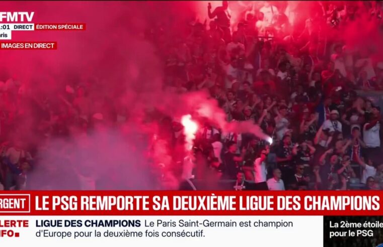 Le psg sacré champion d&rsquo;europe pour la deuxième fois de son histoire