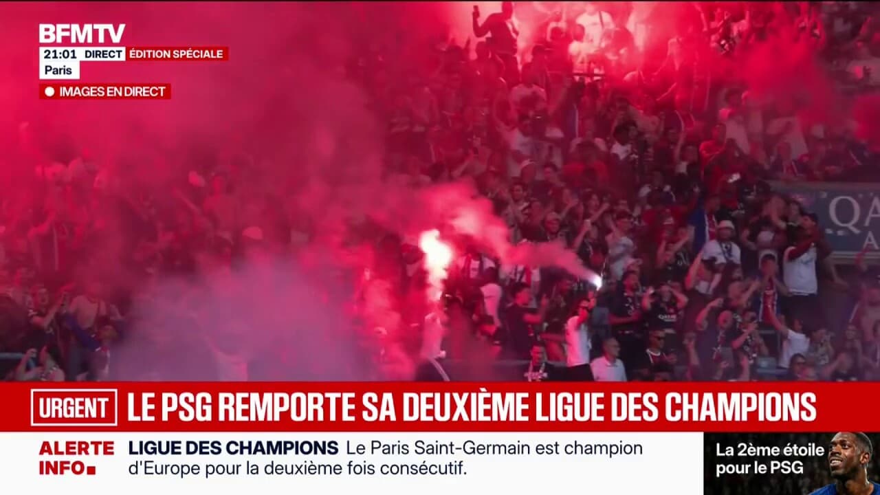 Le psg sacré champion d&rsquo;europe pour la deuxième fois de son histoire