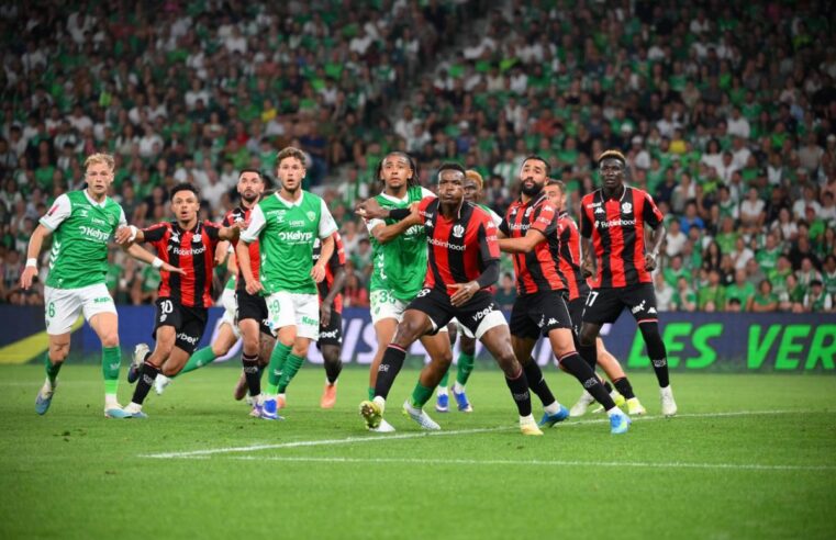 Le match décisif de nice en ligue 1 face à saint-Étienne