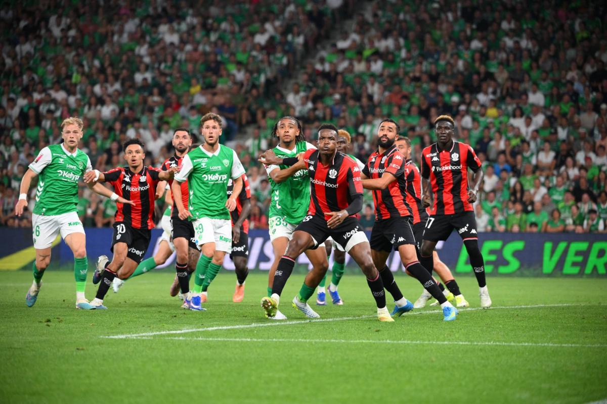 Le match décisif de nice en ligue 1 face à saint-Étienne