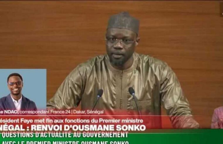Sénégal : le président Bassirou Diomaye Faye met fin aux fonctions d&rsquo;Ousmane Sonko