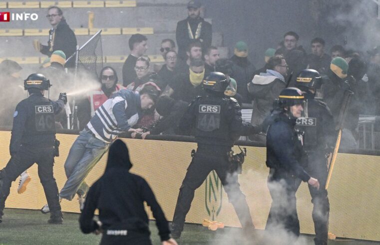 Match Nantes Toulouse interrompu : fumigènes et pelouse envahie en fin de saison