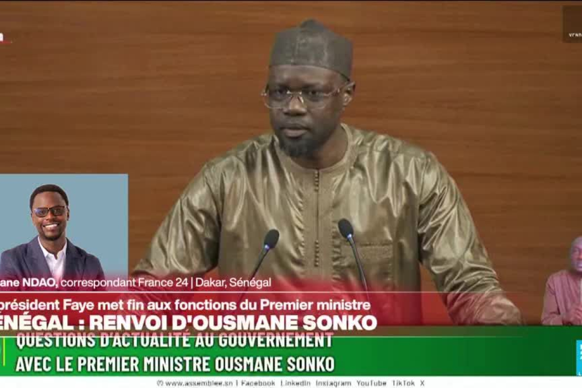 Sénégal : le président Faye remplace le Premier ministre Sonko