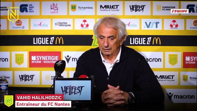 Chaos sur le terrain : l&rsquo;émotion de Vahid Halilhodzic après l&rsquo;interruption du match Nantes-Toulouse