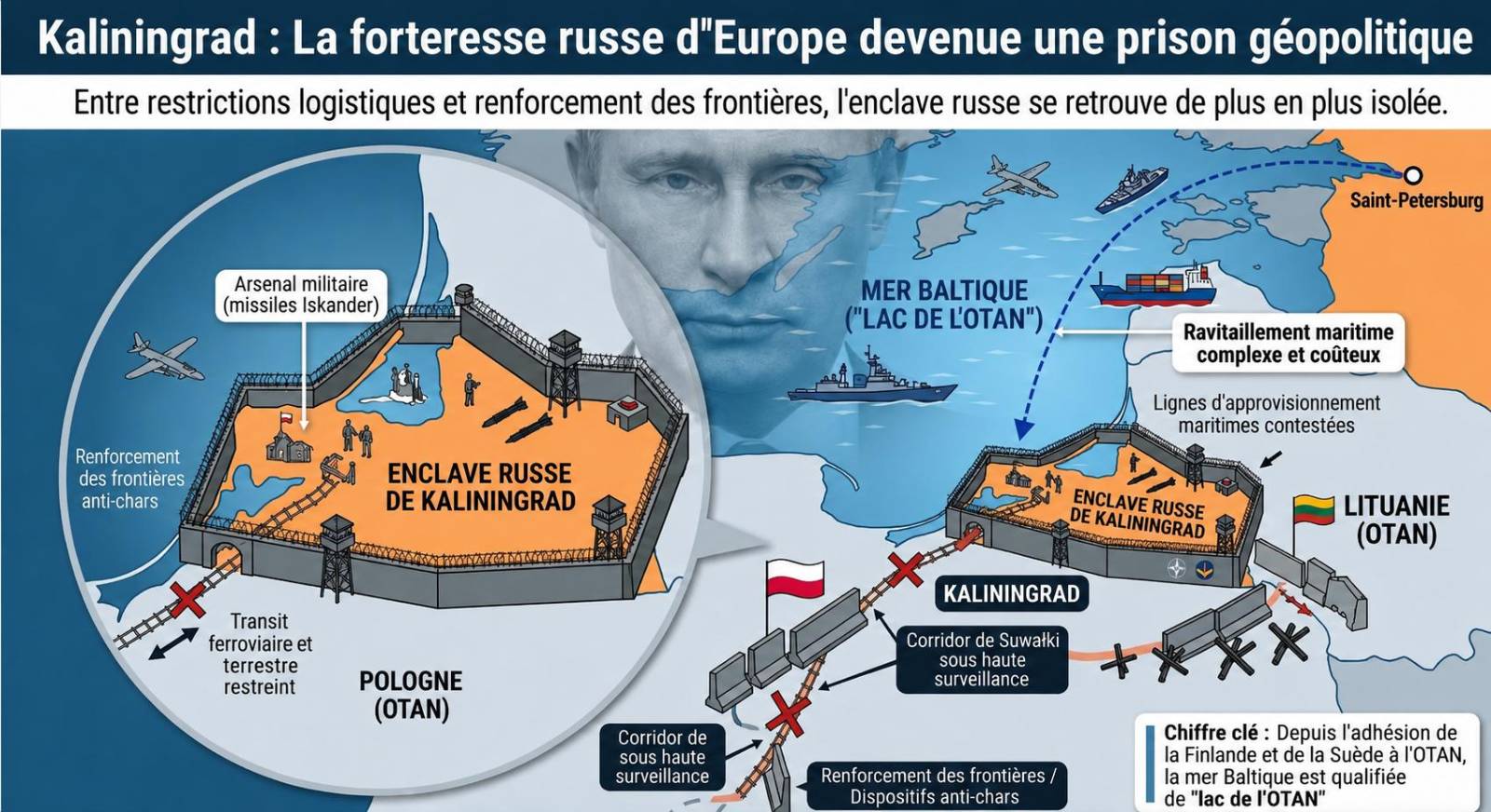 Kaliningrad : l&rsquo;enclave russe prise au piège des tensions géopolitiques