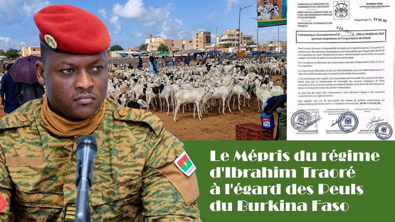 Burkina Faso : la communauté peule sous pression, entre répression et asphyxie économique