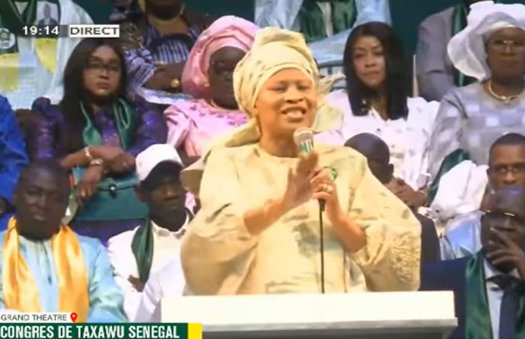 Discours percutant d’aïssata tall sall au congrès de taxawu Sénégal