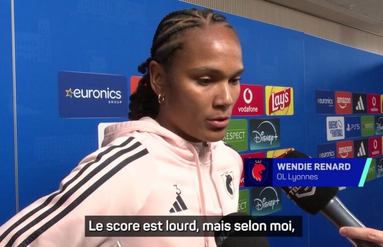 La capitaine lyonnaise Wendie Renard analyse la défaite en finale de la ligue des champions féminine