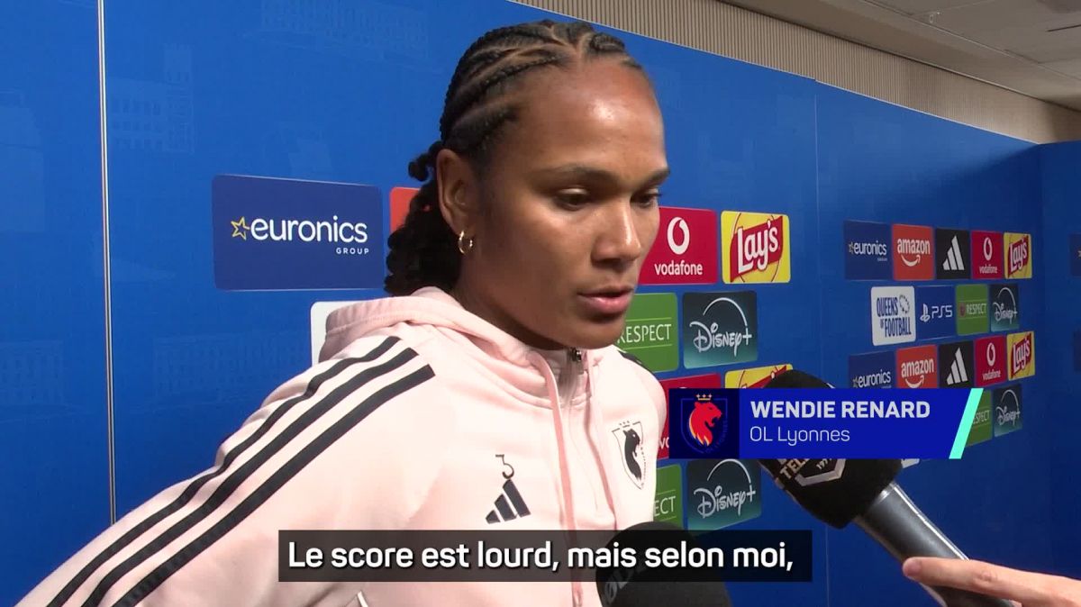 La capitaine lyonnaise Wendie Renard analyse la défaite en finale de la ligue des champions féminine
