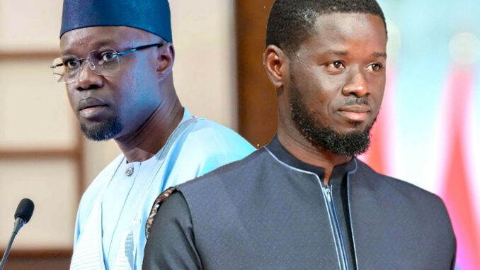 Sénégal : diomaye faye et sonko, deux visions qui s’affrontent dans l’arène politique