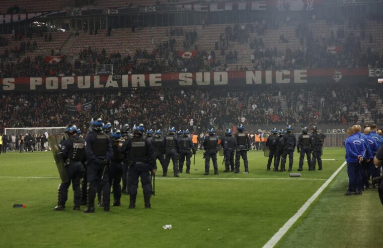 Nice contraint de jouer un match à huis clos après des débordements à l&rsquo;allianz riviera