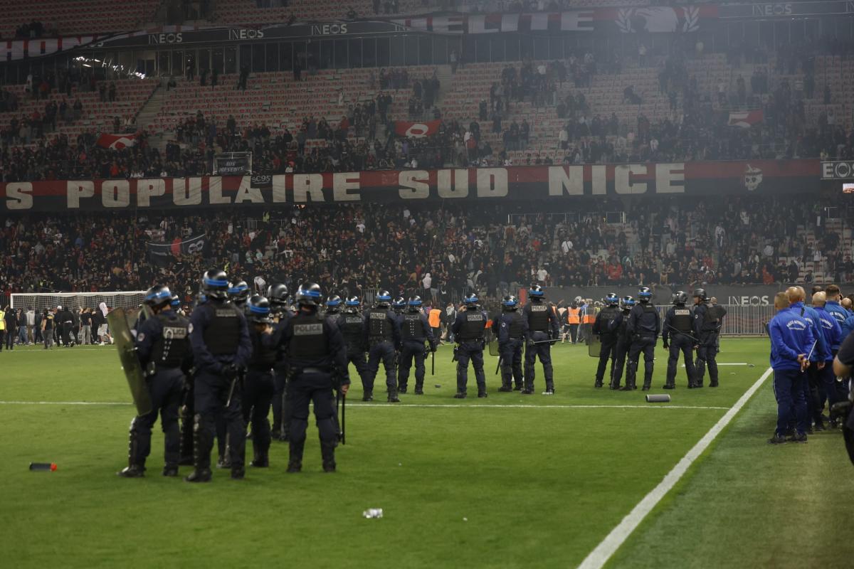 Nice contraint de jouer un match à huis clos après des débordements à l&rsquo;allianz riviera