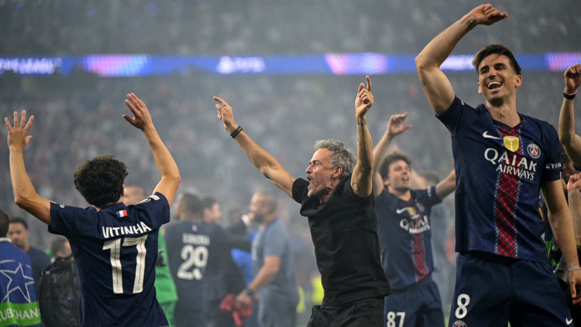 Psg réalise un doublé historique en ligue des champions sous luis enrique