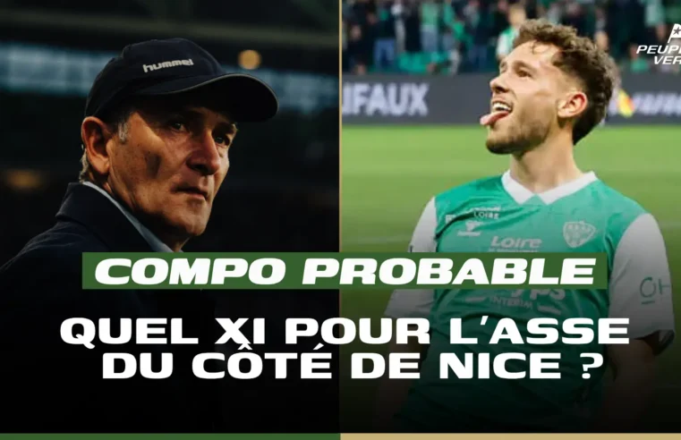 ASSE : la composition de Nice qui pourrait offrir la Ligue 1 aux verts