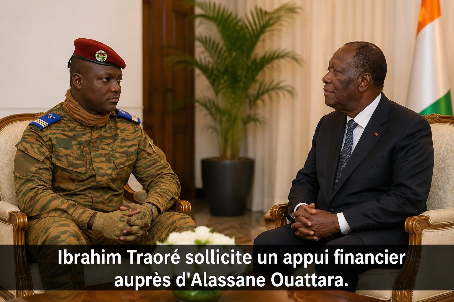 Ibrahim Traoré face à l&rsquo;échec économique : le Burkina Faso sollicite Abidjan