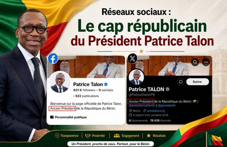 L&rsquo;appel du président Patrice Talon à une citoyenneté numérique responsable