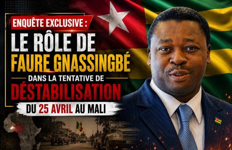Faure Gnassingbé et la déstabilisation du Mali : révélations sur un jeu dangereux dans le Sahel