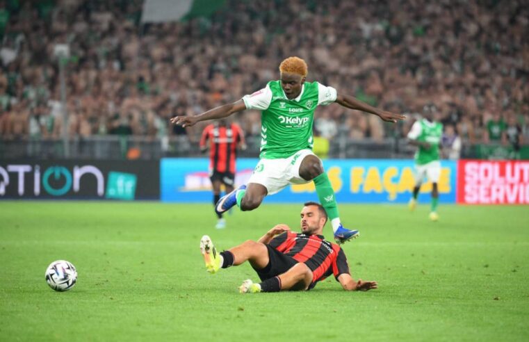 Match Saint-Étienne nice le plus pauvre en xg depuis 2022