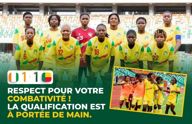 Les Amazones du Bénin accrochent un nul historique en terre ivoirienne