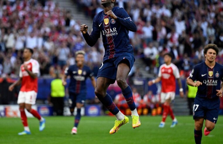 Psg arsenal score final 1-1 : dembélé égalise sur penalty en ligue des champions