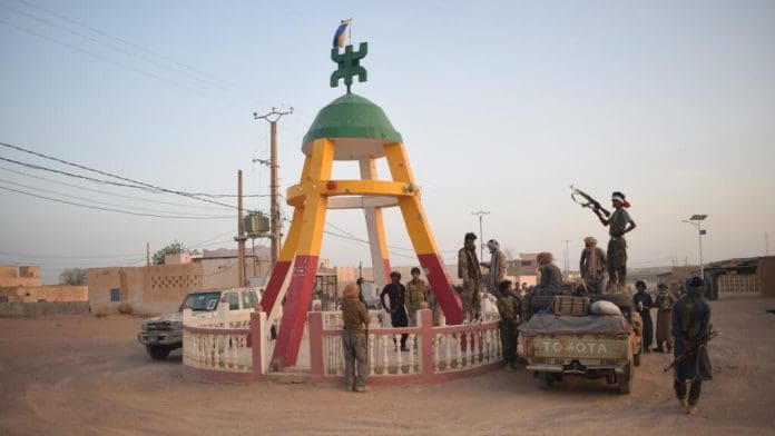 Carte illustrant les zones touchées par les attaques au Mali