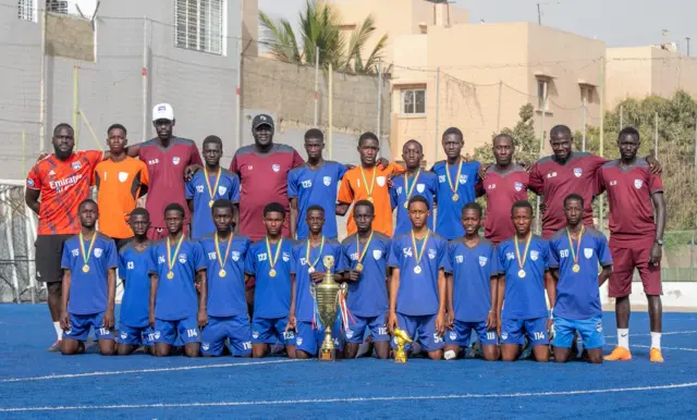 L'équipe de Dakar Sacré-Coeur vainqueur du festival Future Stars League U15.