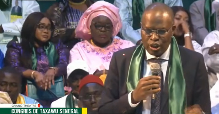 Khalifa Sall s'exprime lors du congrès de Taxawu Sénégal