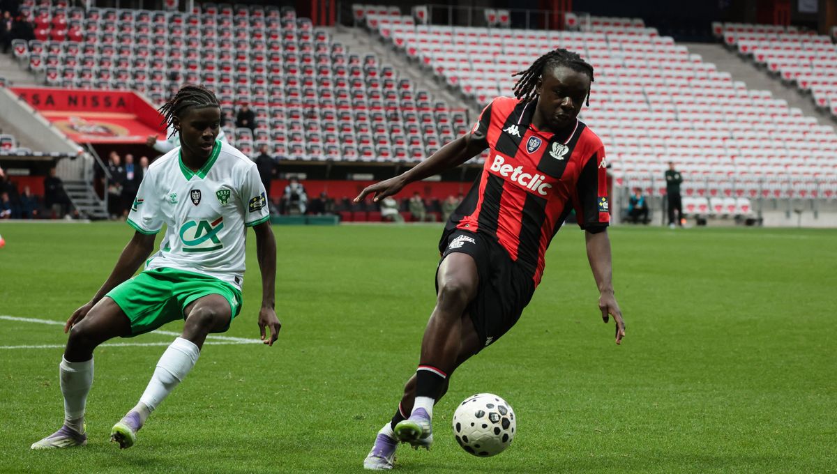 illustration du match entre Nice et Saint-Étienne