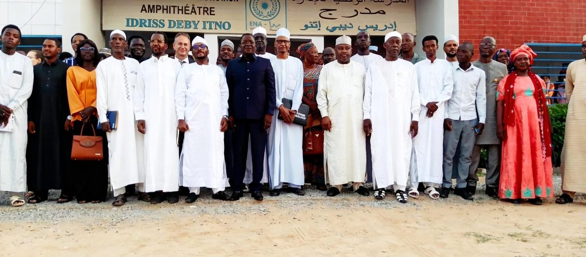 Albert Pahimi Padacké lors d'une conférence sur la décentralisation au Tchad