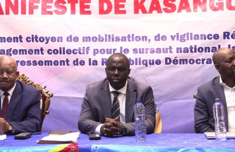 La société civile congolaise dévoile le « manifeste de kasangulu », une feuille de route pour la refondation nationale