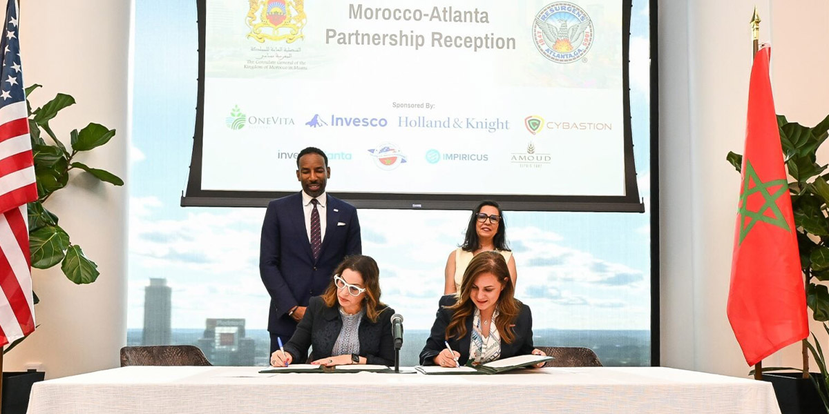 Atlanta et le Maroc officialisent un accord de coopération économique
