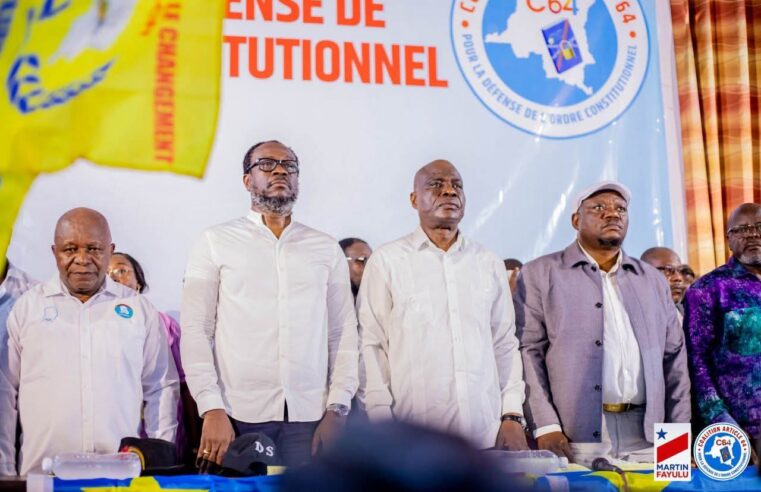 Opposition et société civile en rdc unissent leurs forces contre le troisième mandat de tshisekédi