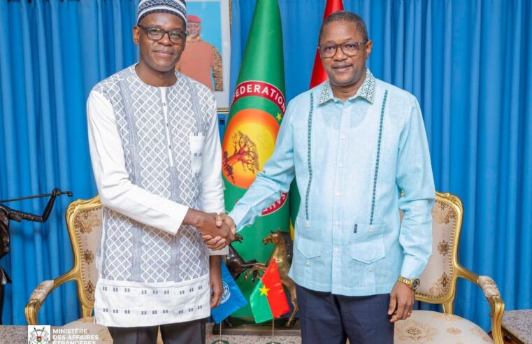 Rencontre diplomatique clé entre le Burkina Faso et l&rsquo;onudc