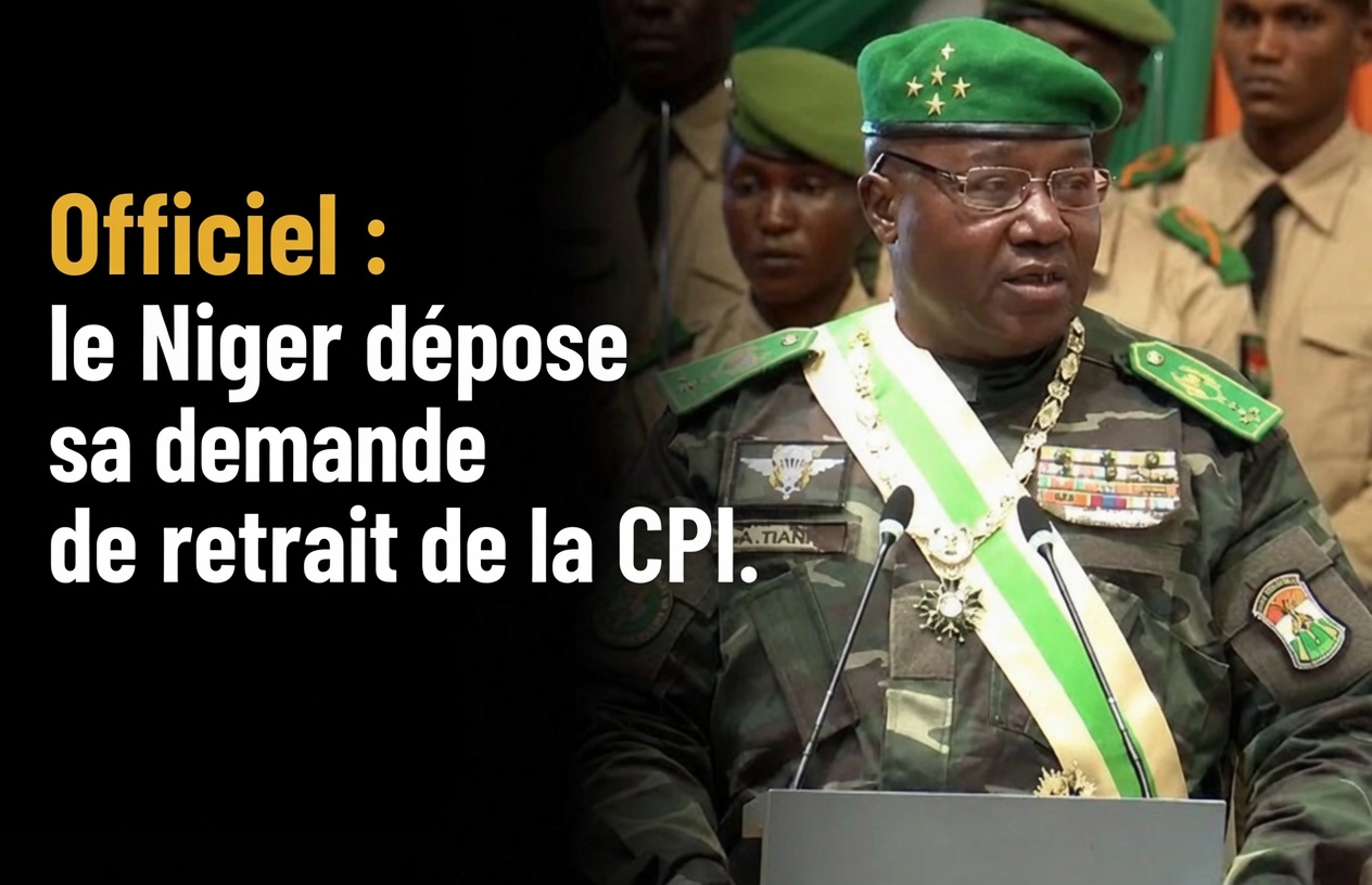 Le Niger formalise son désengagement de la Cour pénale internationale
