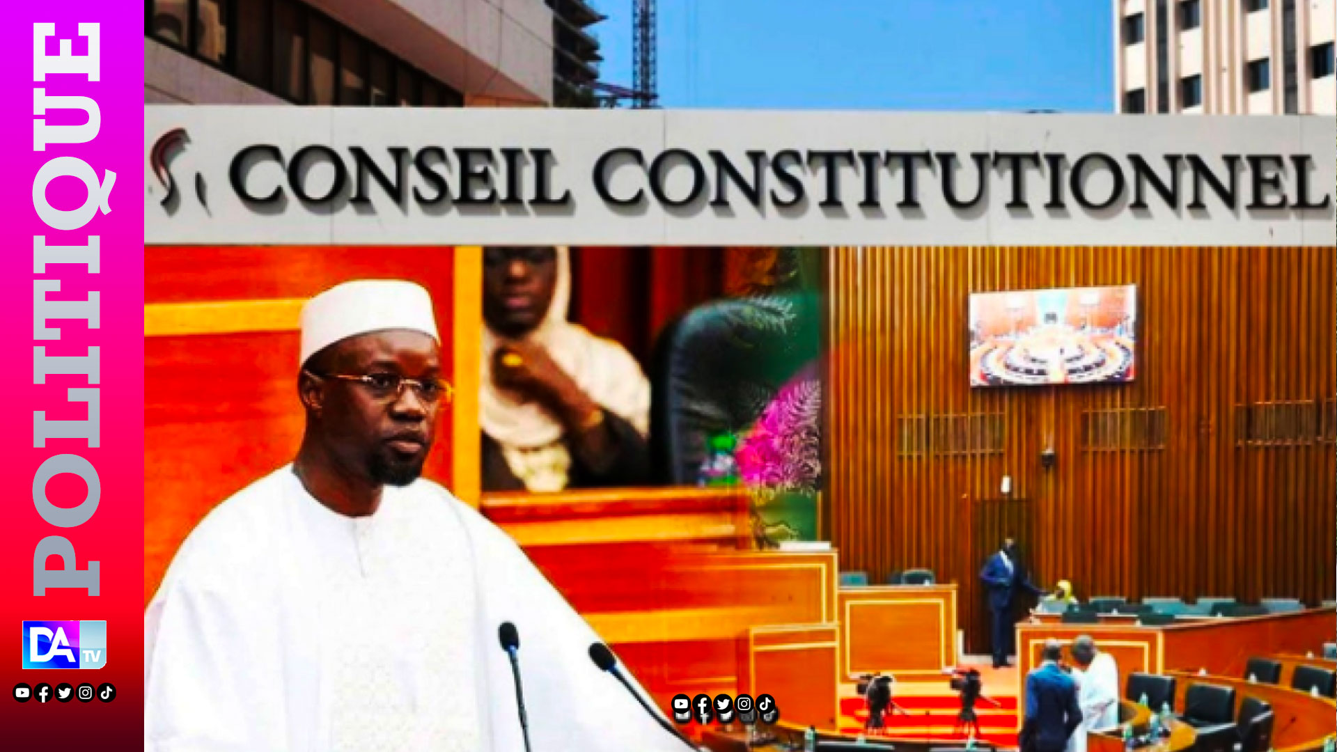 Le Conseil Constitutionnel se déclare incompétent sur le statut d&rsquo;Ousmane Sonko : le FDR dénonce une « forfaiture »