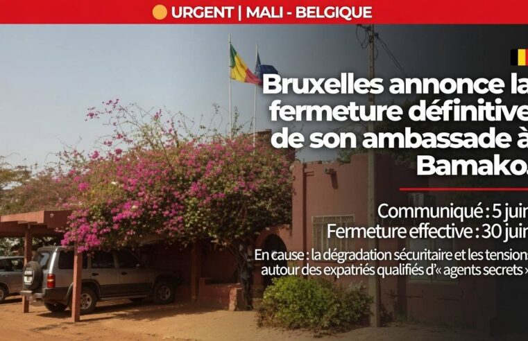 Diplomatie: fin d&rsquo;une ère pour l&rsquo;ambassade belge à Bamako
