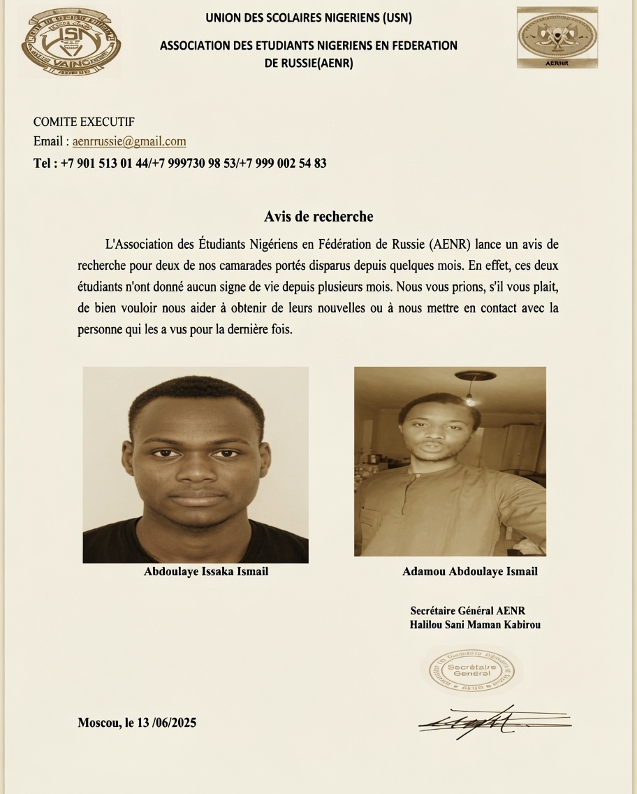 Niger : un deuxième étudiant perd la vie dans le conflit ukrainien