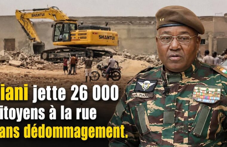 Niamey : le déguerpissement controversé de 26 000 personnes par les autorités