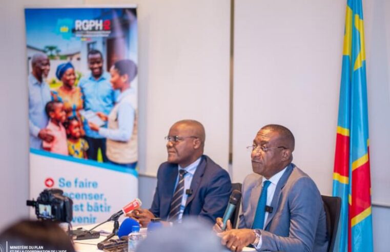 Recensement en rdc : les agents de cartographie bientôt recrutés pour 2027
