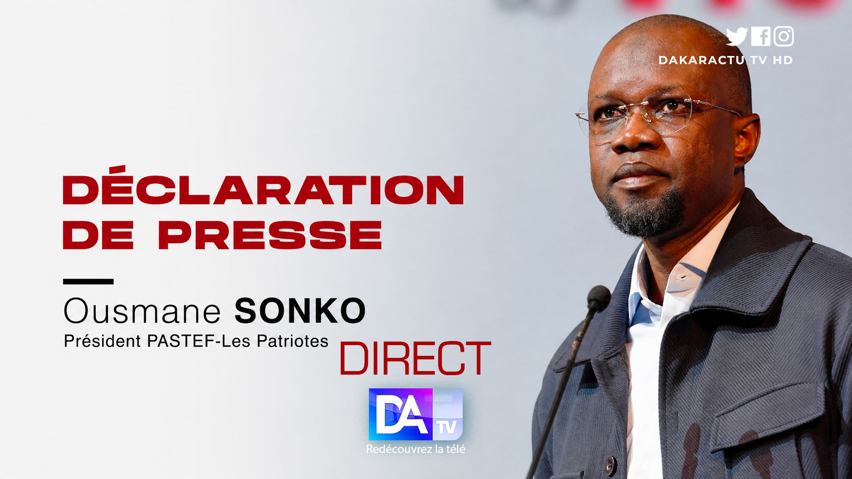 Sonko face aux journalistes après le remaniement ministériel