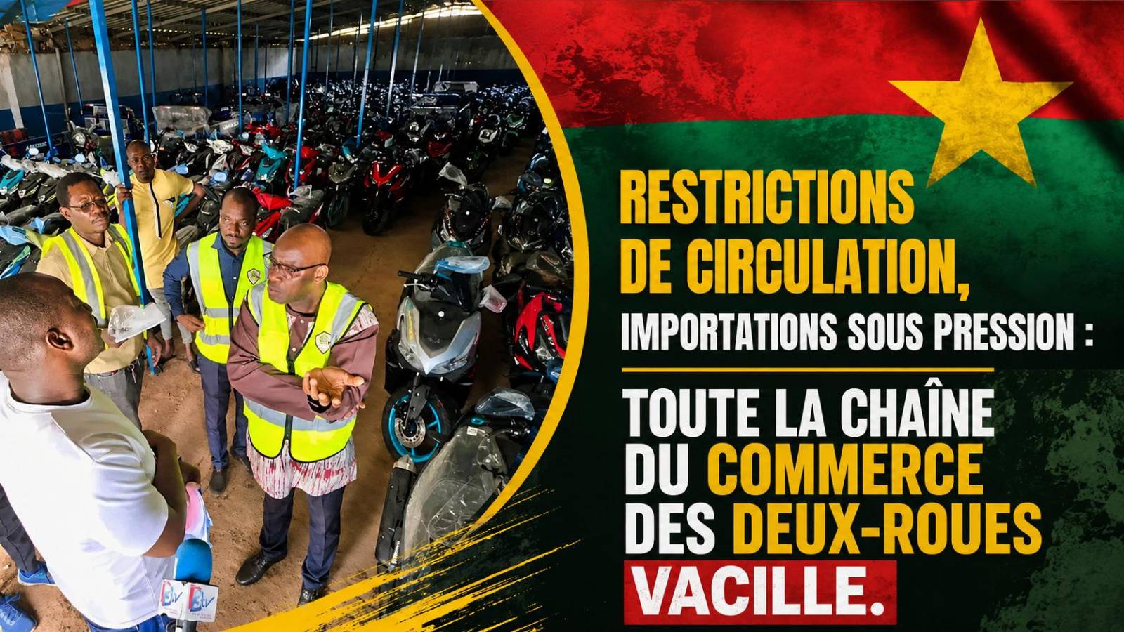 Burkina Faso : les défis économiques du secteur des deux-roues face à la régulation étatique