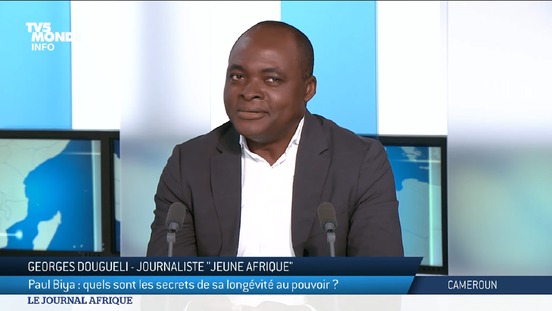 Georges Dougueli répond à Owona Nguini : « Spéculer sur la santé des chefs d’État fait partie du métier de journaliste »